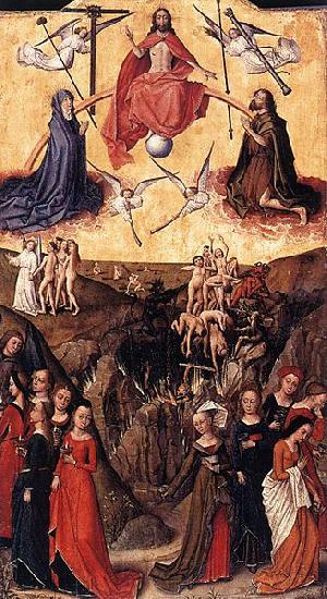 unknow artist The Last Judgment and the Wise and Foolish Virgins oil painting image